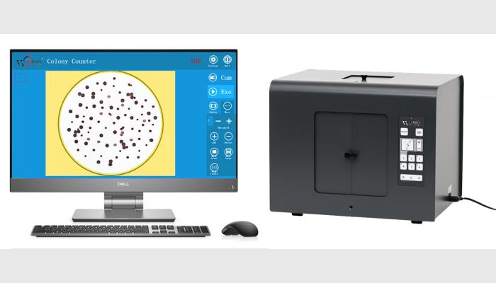 WSeen’s HiCC-B1 automatic colonies counter from the PC, automatic colony counting software, backlight imaging device.  Mainly used for micro-organisms, the total count of the automatic count analysis, rapid and effective alternative to manual or semi-automatic counting of colony lagging work.